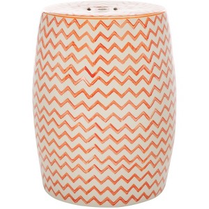 Salana 18.25" Garden Stool - ACS4604 - Indoor/Outdoor - Safavieh - 1 of 4