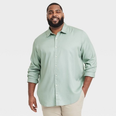 Men's Vintage Long Sleeve Poplin Shirt - Goodfellow & Co™