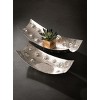 Sullivans Set Of 2 Nickel Plated Decorative Bowls 5"H & 4"H Silver - 4 of 4
