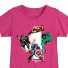 Girls' - Marvel - Avengers Birthday 4 Fitted Short Sleeve Graphic T-Shirt - 2 of 4