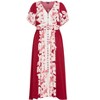 Women's Plus Size Sybelle Maxi Dress - cranberry | CITY CHIC - 4 of 4