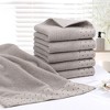 PiccoCasa Soft 100% Combed Cotton Luxury Highly Absorbent Bath Hand Towel - 2 of 4