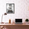 Stupell Industries Fashion Designer Shoes Bookstack Black And White Watercolor Framed Giclee Art - 2 of 4