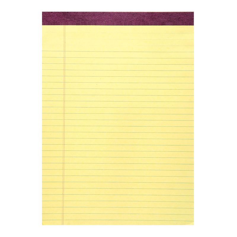 Roaring Spring Paper Products Legal Pad, Standard, Canary, Pack of 12, 2 of 3