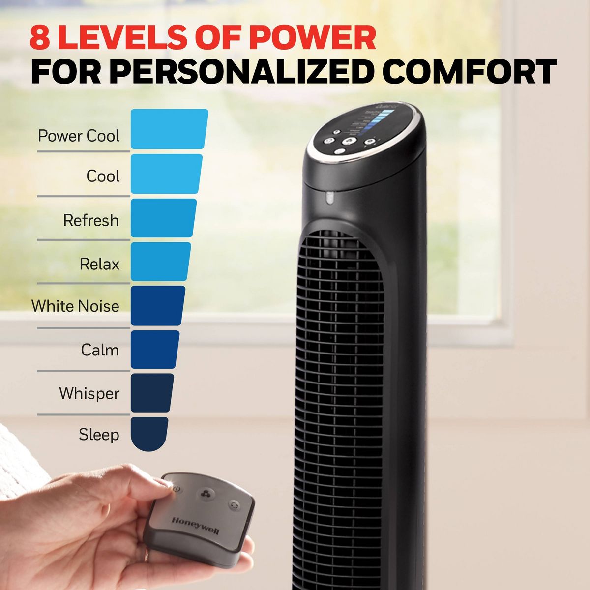 Honeywell QuietSet Oscillating Tower Fan - thumbnail 5