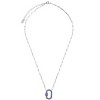 SHINE by Sterling Forever Pave CZ Carabiner Lock Necklace - 2 of 2