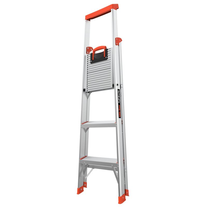 Little Giant Ladder Systems 5&#39; ANSI Type IA 300lb Aluminum Stepladder Gray, 4 of 12