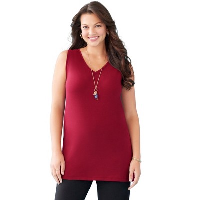 Catherines Women's Plus Size Suprema Studio Reversible Tank