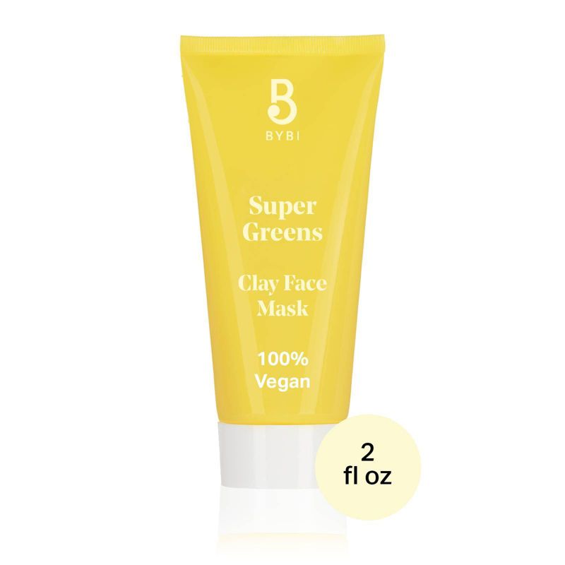 BYBI Clean Beauty Supergreens Purifying and Deep Cleansing Vegan Clay Face Mask - 2 fl oz, 1 of 10