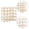 vidaXL Wine Rack for 20 Bottles Solid Pinewood - 4 of 4