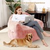 Large Bean Bag Chair for Adults, Lazy Sofa Upholstered Floor Sofa Soft Plush Chair Bean Bag Couch for Living Room Bedroom - 3 of 4