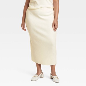 Women's Midi Boucle Sweater Skirt - A New Day™ - 1 of 3