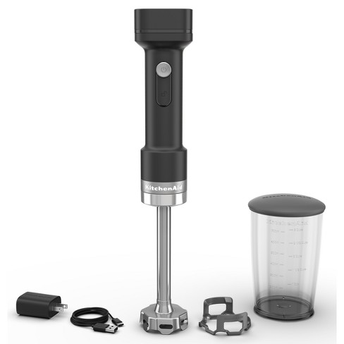 KitchenAid - Cordless Variable Speed Hand Blender - White