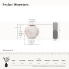 LuxenHome Marble Brown and White 7.5-Inch Tall Terracotta Vase - 3 of 4