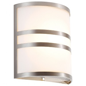 Access Lighting Artemis Centro 2 - Light Wall Light in  Brushed Steel - 1 of 3