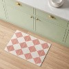 1'8"x2'6" Low Profile Kitchen Mat Light Red Diamond - Room Essentials™ - 2 of 4