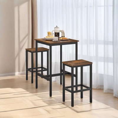 Bar Table With Stools Pub Table And Chairs Set Small Dining Table For 2 Counter Height Table High Top Table Bar Height Table And Chairs Dining Table
