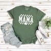 Simply Sage Market Women's Mama Checkered Clover St. Patrick's Day Short Sleeve Garment Dyed Tee - 3 of 3