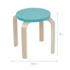 ECR4Kids Bentwood Stackable Stools, 6-Piece - 2 of 4