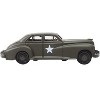 1942 Packard Clipper Touring Sedan "US Army Staff Car" Olive Drab 1/87 (HO) Scale Diecast Model Car by Oxford Diecast - 3 of 4