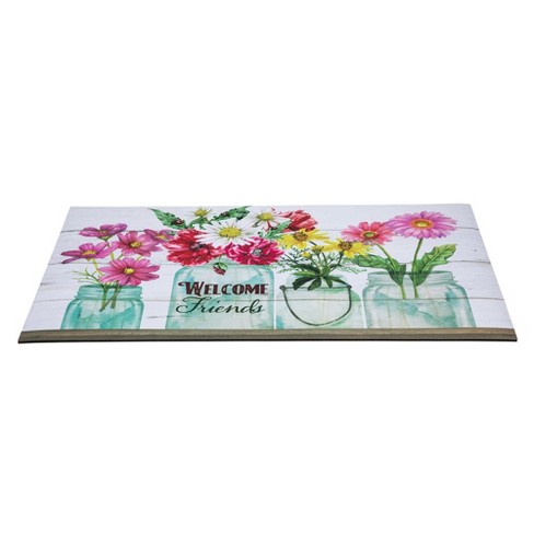 Blooming Welcome Outdoor Door Mat - Laural Home