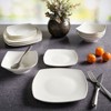 Gibson Home Everyday Square 12-Piece Fine Ceramic Dinnerware Set - 3 of 4