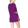 HAPPY BAY Women's Loose Mini Beachwear Dress Vacation Swimwear Bathing suit Summer Beach Swimsuit Cover-up Mini Beach Wear for Women - 2 of 4