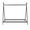 PAGED Modern Wooden Floor Bed, Full Size Bed Frame with Fence and Door, House Platform Bed for Boy and Girl, Easy Assembly - 3 of 4