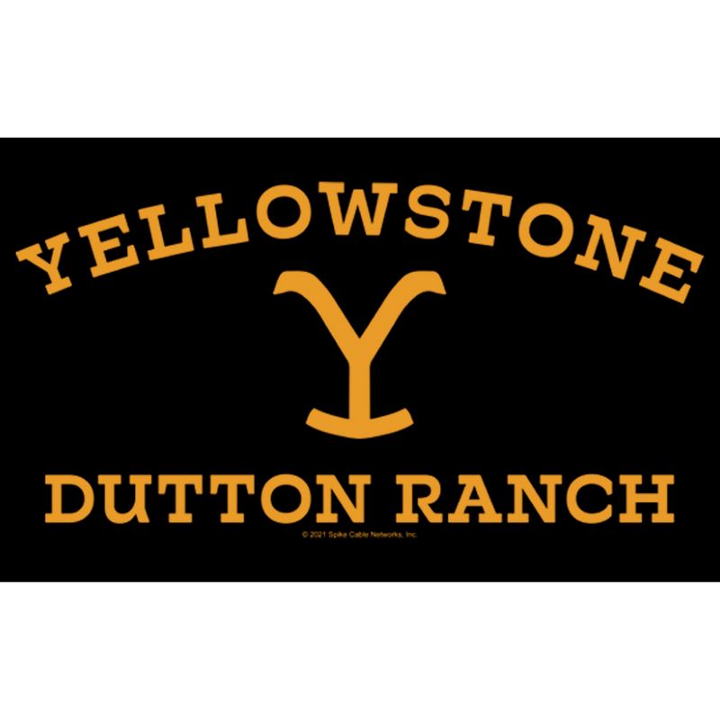 Men's Yellowstone Large Dutton Ranch Brand T-Shirt, 2 of 6