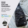 Generic Travel Sling Bag Compact Crossbody Bag Lighter and Smaller than a Backpack - 3 of 4