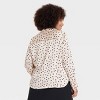 Women's Long Sleeve Satin Button-Down Shirt - A New Day™ - 2 of 3