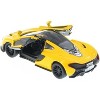 KiNSMART McLaren P1 1:36 Scale 5" Die Cast Metal Model Toy Super Car (Yellow) - 4 of 4