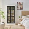 71.2'' Freestanding Pantry Cabinet with Glass Door, Farmhouse Display Cabinets with Storage - 2 of 4