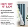HLC.ME Dakota 100% Blackout Thick Thermal Insulated Energy Efficient Heat Blocking Curtains Grommet Panels, Set of 2 - 3 of 4