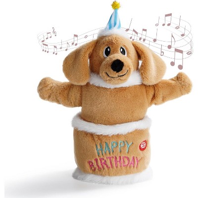 Fuzzwoof Birthday Cake Dog Toy , Dancing with Echo Function Feature, Singing Birthday Songs, Interactive Puppy Toy, Birthday Gift for Dogs