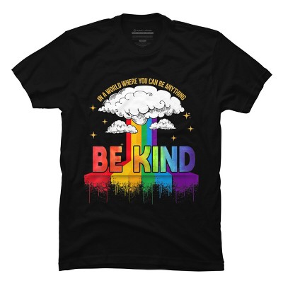 Adult Design By Humans You Can Be Anything Be Kind Pride By Legato Tendo T-Shirt