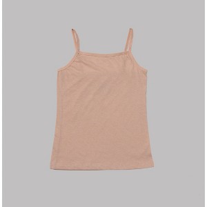 Nubies Essentials Girls' 3pk Cami - Tan - 1 of 3