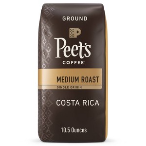 Peet's Costa Rica Single Origin Medium Roast Ground Coffee - 10.5oz - 1 of 4