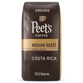Peet's Costa Rica Single Origin Medium Roast Ground Coffee - 10.5oz