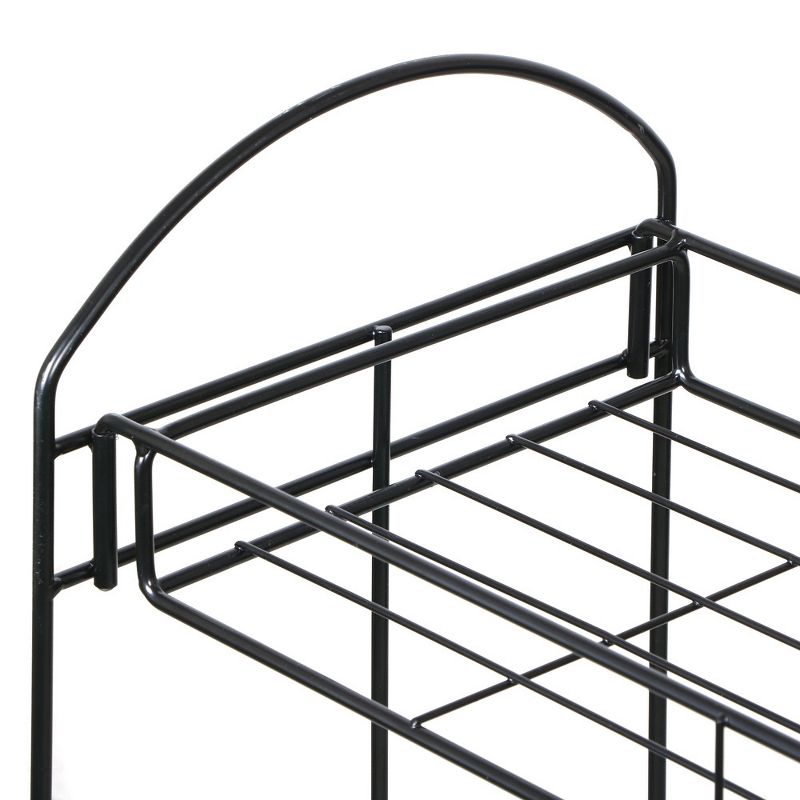 Yaheetech 32-Inch Height 2-Tier Metal Plant Stand With Tray Design, 5 of 8