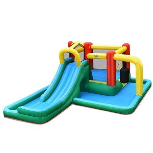 Infans Slide Water Park Climbing Bouncer Pendulum Tunnel Game Without Blower - 1 of 4
