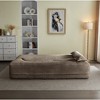 KWPZQEB 2-in-1 Folding Sofa Bed with 2 Pillows, Loveseat Sofa, Boneless Convertible Sleeper Sofa Bed Full Size, Floor Couch & Sleeping Mattress - 3 of 4
