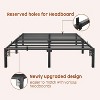 TackView Metal Bed Frame, Platform Bed Frame, No Box Spring, No Screws Needed with Reinforced Slats, Easy Assembly - 3 of 4