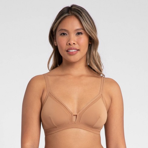 All.you.lively Women's Mesh Trim Bralette - Warm Oak S : Target