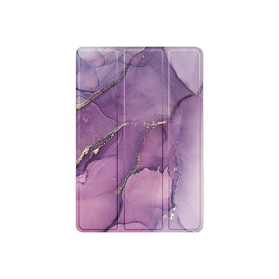 SaharaCase Tri-Fold Folio Case for Amazon Fire HD 10 (2023) Purple (TB00369)