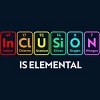 Adult Design By Humans Rainbow Inclusion Elements By CyanidieT-Shirt - 2 of 2