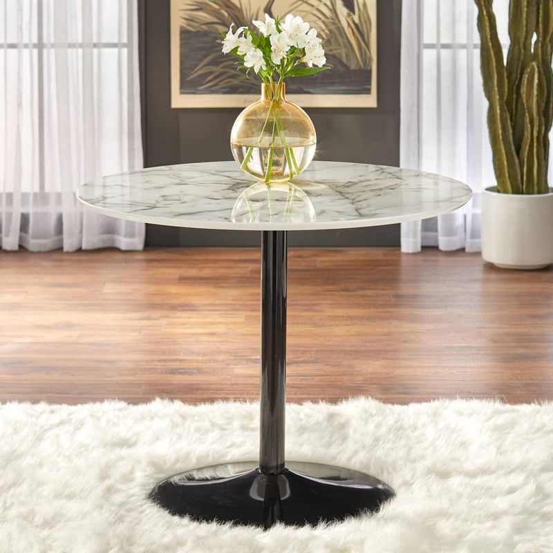 Hillboro Round Dining Table Metal Base - Buylateral, 3 of 13