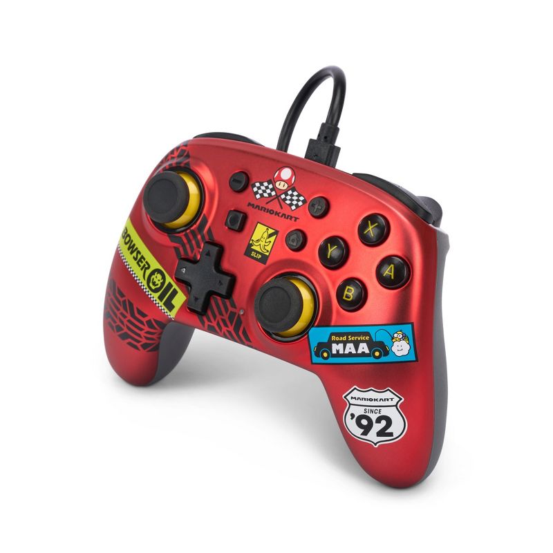 PowerA Wired Nano Controller for Nintendo Switch - Mario Kart: Racer Red, 4 of 11