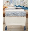 Saro Lifestyle Striped Table Runner with Playful Tassels - image 3 of 3