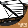 Metal Frame Queen Size Platform Bed with Underneath Storage - Leovsnove - 4 of 4